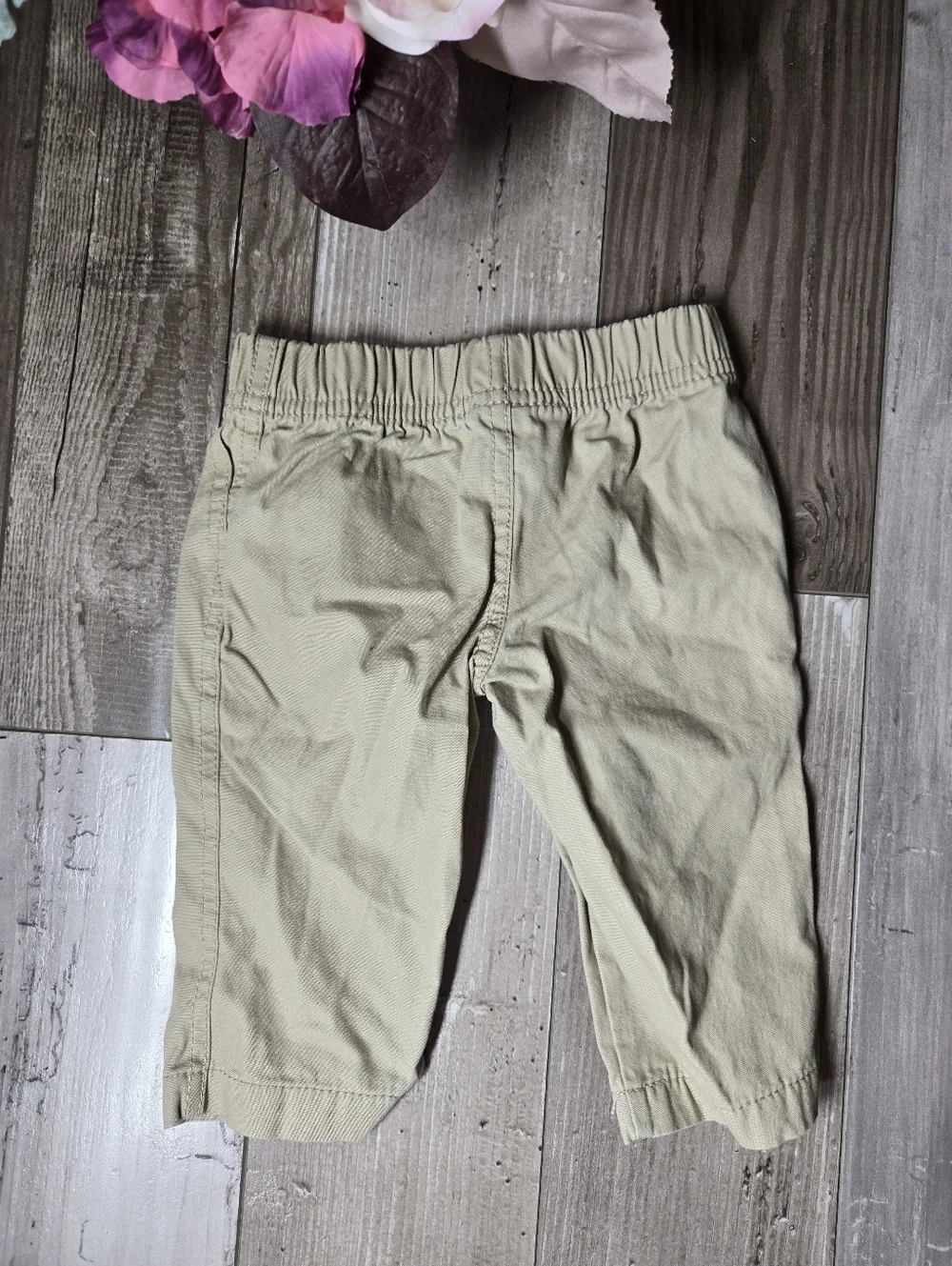 Carter's 100% Cotton Khaki Dress Pants Baby Boy Size 6m NWOT